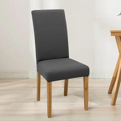 6 stuks Elastische Effen Kleur Verstelbare Stoelhoes Spandex Stretch Slipcovers Stoelzithoezen Keuken Eetkamer Bruiloft 6PCS