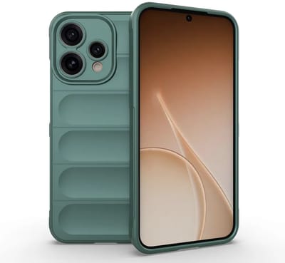 MobyDefend Hoesje - Geschikt voor Oppo Reno15 - TPU Gripcase - Groen