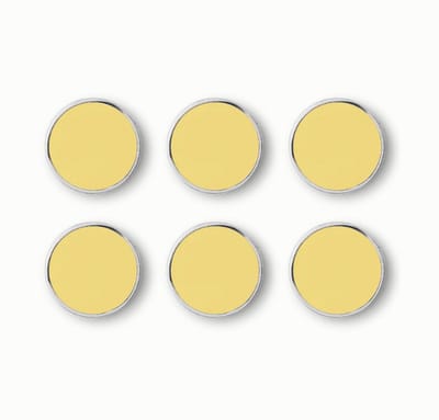Mustard - The buttons - Magneten - Set van 6 - Butter