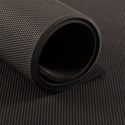 Rubbermat op rol - Rubber mat supergrip - Rubber loper - 10 x 1,6 meter - Dikte: 3mm - antislip