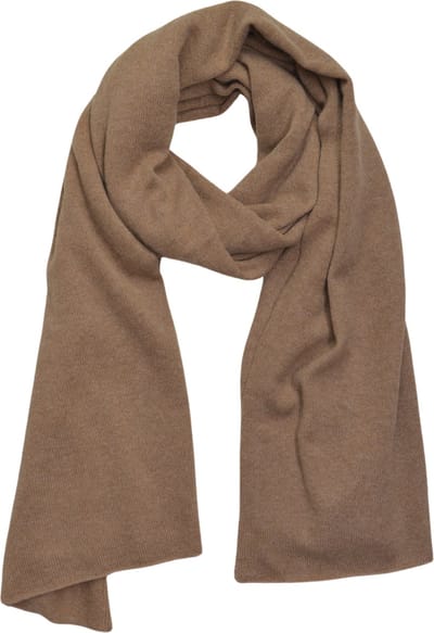 Kasjmier Sjaal Colette - 100% Organic Luxe Cashmere Wol - Omslagdoek Extra Breed - Super Licht en Extreem Warm - Taupe