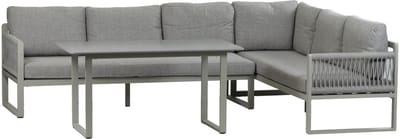 Hoek Lounge Dining set Reims | Rechts | Sand & Off Sand