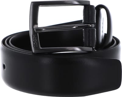 JOOP! Leren Riem Men's Coll. Belt 3,5 CM W120 Black Zwart