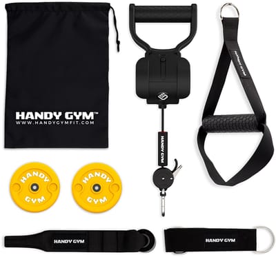 Handy Gym Evolution GO - Vliegwieltraining - Versterkt railsysteem - Excentrisch trainen