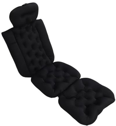 Dailygoods- Badkussen Ergonomisch Ontwerp - Antislip Basis - Badkussen voor in Bad - Badkussen voor Volwassenen - Vervormingsbestendig - Lengte 122 cm - Badmatras
