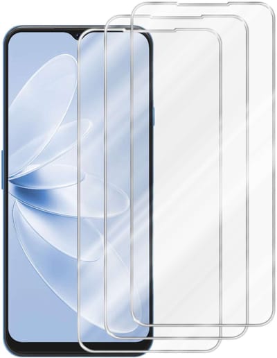 Cadorabo 3x Screenprotector geschikt voor Cubot P80 - Beschermende Pantser Film in KRISTALHELDER - Getemperd (Tempered) Display beschermend glas in 9H hardheid met 3D Touch