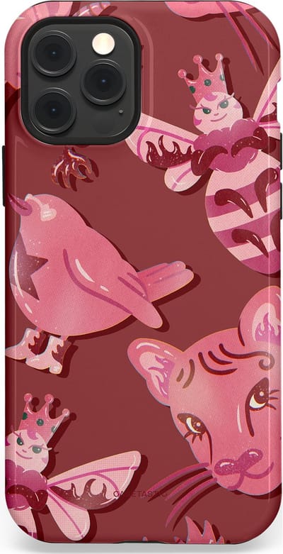 Casetastic Hoesje Geschikt voor Apple iPhone 12/12 Pro Magsafe - Stijlvolle Beschermende Duo-layer Case - Luxe dieren