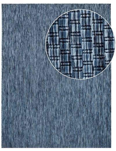 Binnen- en buitenkleed Venezia blauw 200x280 cm