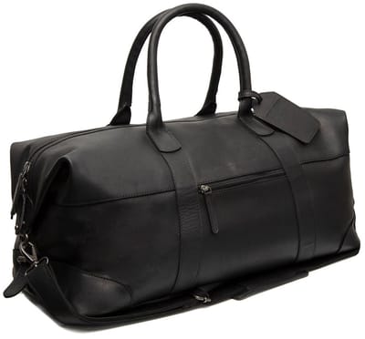 The Chesterfield Brand Portsmouth-2 Waxed Pull Up Weekendtas - Reistas - Zwart