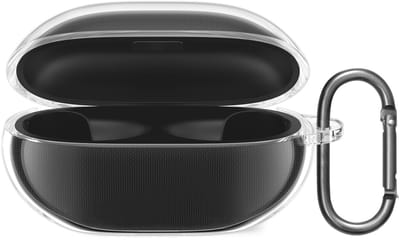 kwmobile Earphones Case for Beats Solo Buds Case - Clear TPU Silicone Earbuds Cover - Transparent