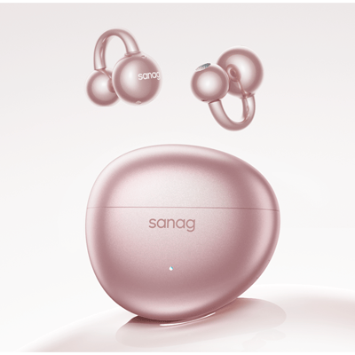 sanag S7S ultragevoelige langdurige sport-over-earkoptelefoon met beengeleiding en Bluetooth met open vertaling via kunstmatige intelligentie