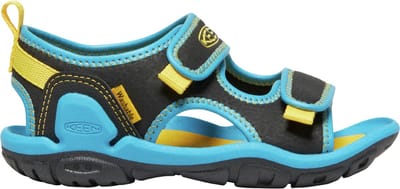Keen - Knotch Creek Younger Kids' Open-Toe Sandalen Black/Vivid Blue - Maat 27/28