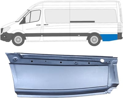 Reparatiepaneel achterspatbord voor Volkswagen Crafter 2005-2017 / Links