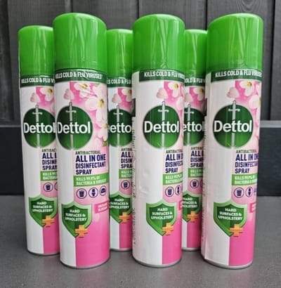 Dettol All-In-One - Disinfectant spray - Orchard Blossom- 6 x 300ml -Voordeelverpakking- 1800ml