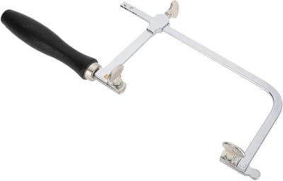 Verstelbare Zaag Bogen - U-Vormige Beugel Zaag - DIY Handgereedschappen - 12 Stuks Spiraal Zaagbladen voor Sieraden en Handwerk - Gereedschappen en Zaag Bout