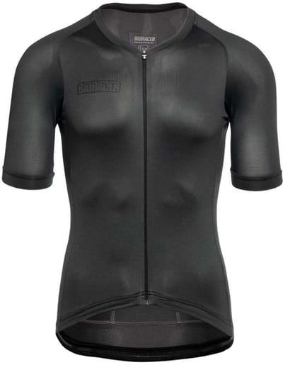Bioracer Metalix Korte Mouw Wielertrui Zwart L Man
