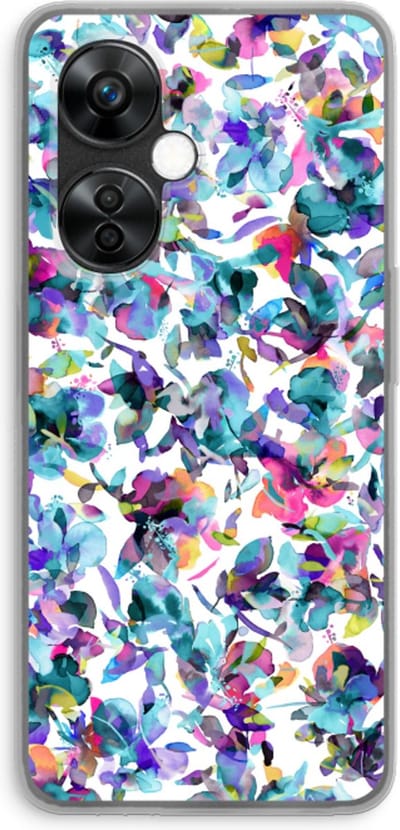 Case Company® - Hoesje geschikt voor OnePlus Nord CE 3 Lite hoesje - Hibiscus Flowers - Soft Cover Telefoonhoesje - Bescherming aan alle Kanten en Schermrand