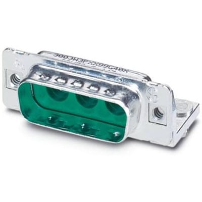 Phoenix Contact VS-15-ST-DSUB-3P-LH 1655331 D-sub male connector 180 ° Aantal polen: 3 Solderen 10 stuk(s) Package