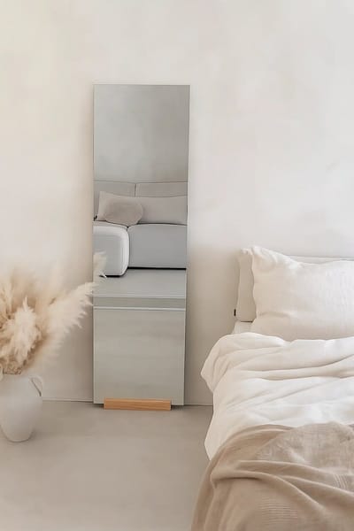 Nordic Style® Rechthoekige spiegel 170x50cm - Frameloos - Scandinavische Spiegels - Vierkant - Zonder lijst - Randloos - Frameloos - Pas spiegel - Staande spiegel - Kleedkamer spiegel - Pas