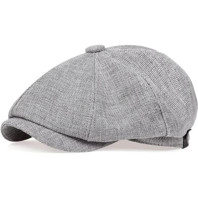 Hommes décontracté gavroche chapeau printemps automne rétro béret chapeaux sauvage chapeaux décontractés unisexe sauvage casquette octogonale pour hommes rue casquettes Gorras 56-62CM gray