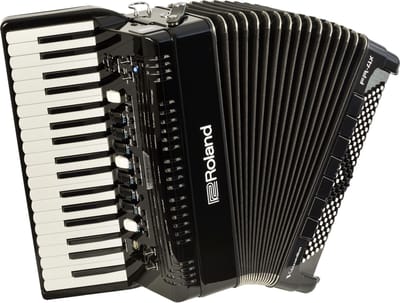Roland FR-4X BK elektronisches Akkordeon mit Klaviatur - elektronische accordeon