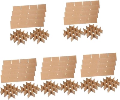 Verzenddozen Verdelers - Kartonnen Scheiders - Spullen Verhuizen - Stevig Papier - 30 Stuks - Zoals Afgebeeld
