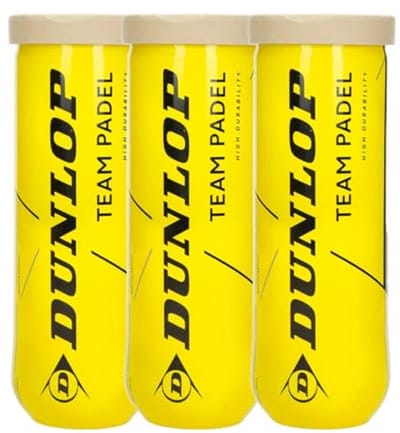 Dunlop Team Padelballen - Pakket van 3