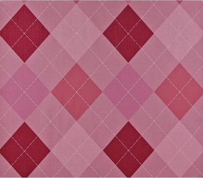 Dutch Wallcoverings Vliesbehang Ruit - Roze