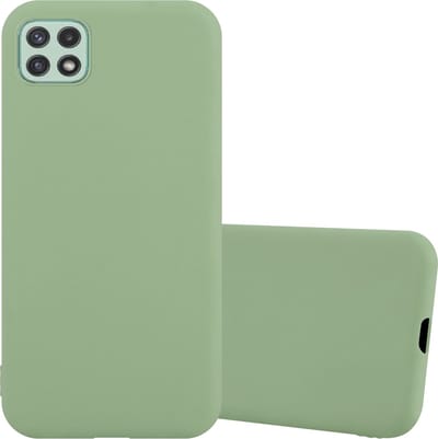 Cadorabo Hoesje geschikt voor Samsung Galaxy A22 5G in CANDY PASTEL GROEN - Beschermhoes gemaakt van flexibel TPU silicone Case Cover