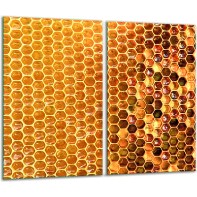 TMK ArtDeko - Snijplank - 2x 30x52 cm - Glas - Mozaïekpatroon