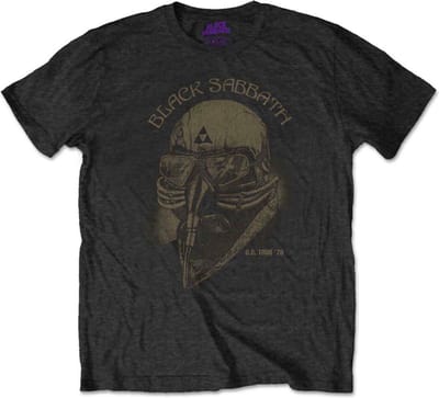 Black Sabbath - US Tour 78 Avengers Kinder Tshirt - Kids tm 8 jaar - Zwart