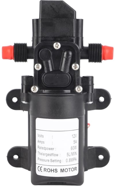 Dailygoody - Membraanwaterpomp Dc 12V - Zelfaanzuigende Hogedruk Pomp