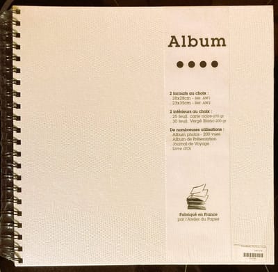 Atelier du Papier - Album - wit - 30 vellen