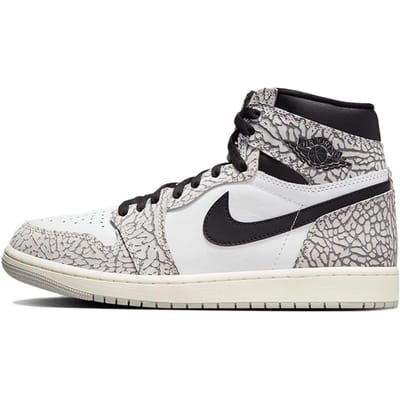 Air Jordan 1 Retro High OG White Cement Unisex Sneakers Grijs Tech-Grijs Mousseline DZ5485-052 40
