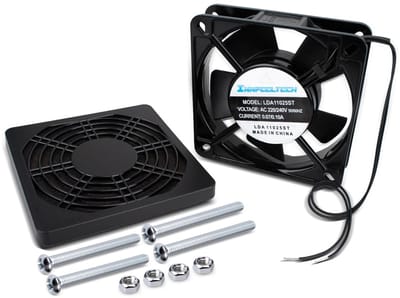 Elektrische Koelventilator - 1 - 110 x 110 x 25 mm - PBT-kunststof - Voor IJsmachines en Computers