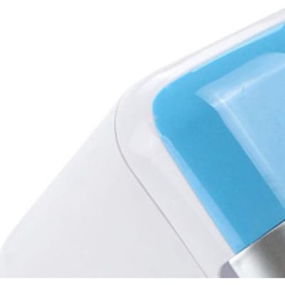 Petit réfrigérateur de voiture 4 L, portable, 2 niveaux, puissance 48 W, pour camping, bleu bleu