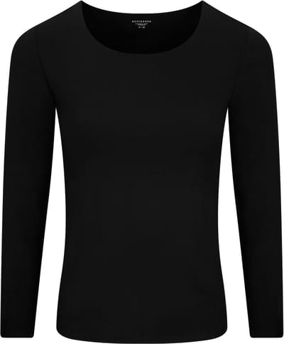 Shirt lange mouwen warmend zwart - Invisible Soft Warming 36