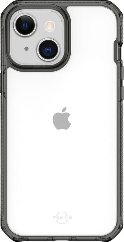 ITSKINS Supreme Clear Apple iPhone 13 Hoesje Transparant/Zwart