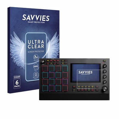 Savvies - Screenprotector voor Akai MPC Live II - Folie Beschermfolie transparant 6 Stuks