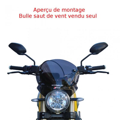 Bulle saut de vent Faco pour moto Ducati 1100 Scrambler Special 2018 à 2019 Neuf