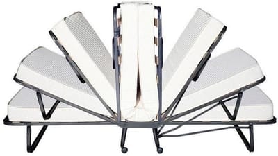Vouwbed - Logeerbed - Extra Slapen - Inclusief Matras - 120x200 cm - Zwart