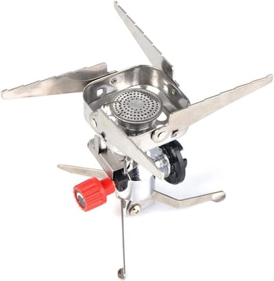 Outdoor Gasbrander - Compacte Kampeerbrander - Koken in Natuur - 3000W Hoge Kracht - Opvouwbaar 6x10cm - Metaal