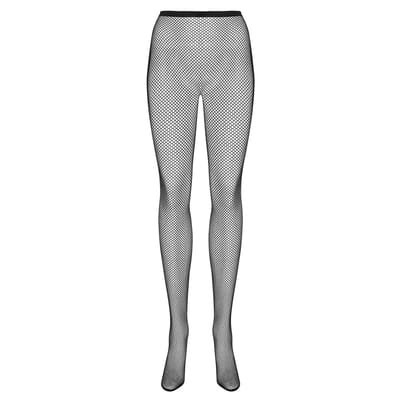 Obsessive Visnet Panty - Erotische panty - One Size - Zwart