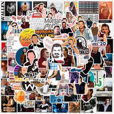 10 30 50 100 Stuks Morgan Wallen Stickers Voor Koffer Skateboard Laptop Bagage Koelkast Telefoon Auto Styling Sticker