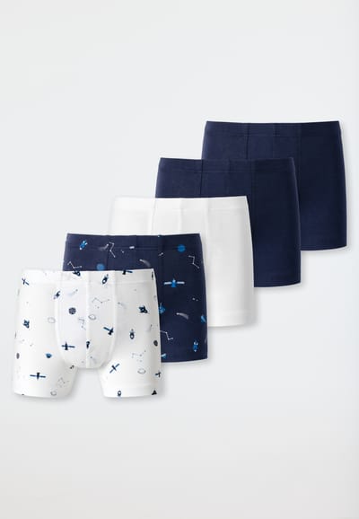 Shorts, set van 5 Softboord, ruimteschip, meerkleurig - 95/5 92