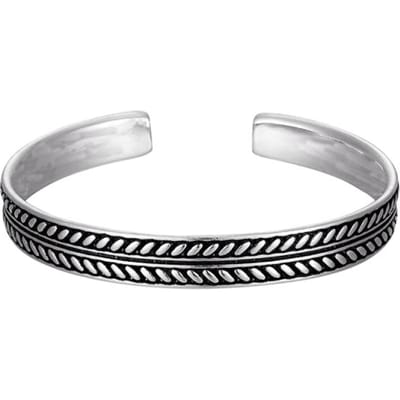 Nieuwe Collectie Vintage Zilverkleurige Vispatroon Open Armband Bangle Handgeslagen Onregelmatige Armband Voor Dames Heren Sieraden gray