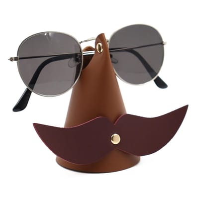 Dailygoody - Brilhouder - Brillenstandaard - Grappig en schattig design - Bruin - Organizer voor brillen - Praktische opbergmogelijkheid voor brillen ...
