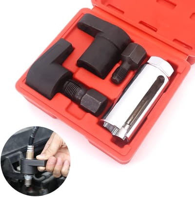 Allecto - 5-delige set lambdasondes - Lambdasondes sleutelmoerenset - Efficiënt zuurstofsensoren verwijderen - 1/2 inch 3/8 inch - Professioneel ge...