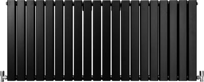 Design radiator - mat zwart - 600 mm x 1400 mm - 15 jaar garantie