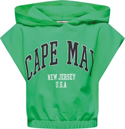 ONLY KOGAMANDA S/S HOOD UB SWT Meisjes T-shirt - Spring BouquetPrint:CAPE MAY - Maat 122/128